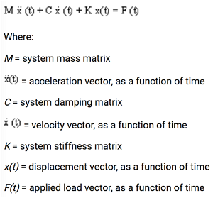 Differential Equation for Dynamic Analysis of Piping Systems